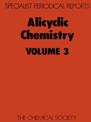 cover image of Alicyclic Chemistry